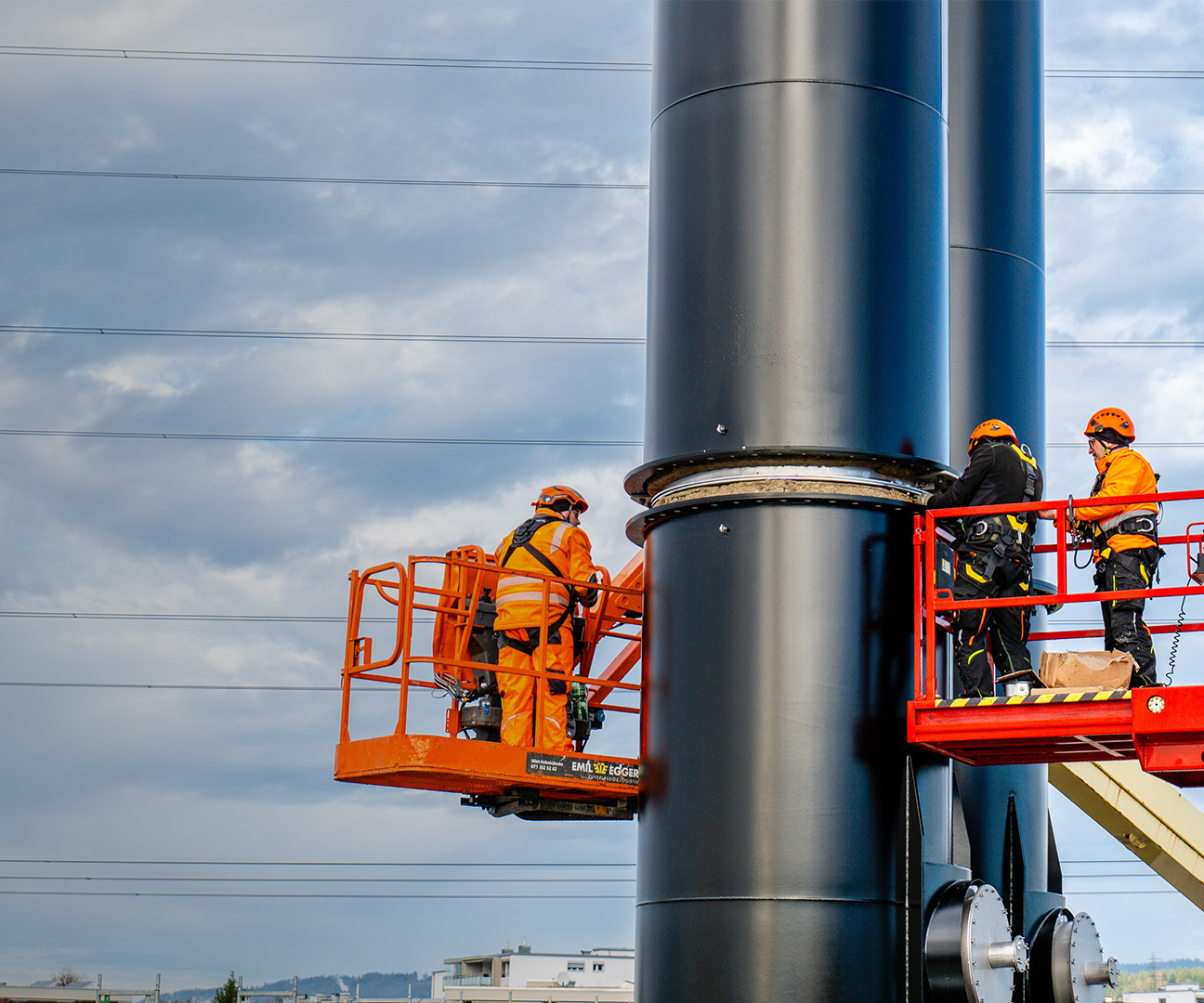 Bauarbeiten Kamin in Steinhausen