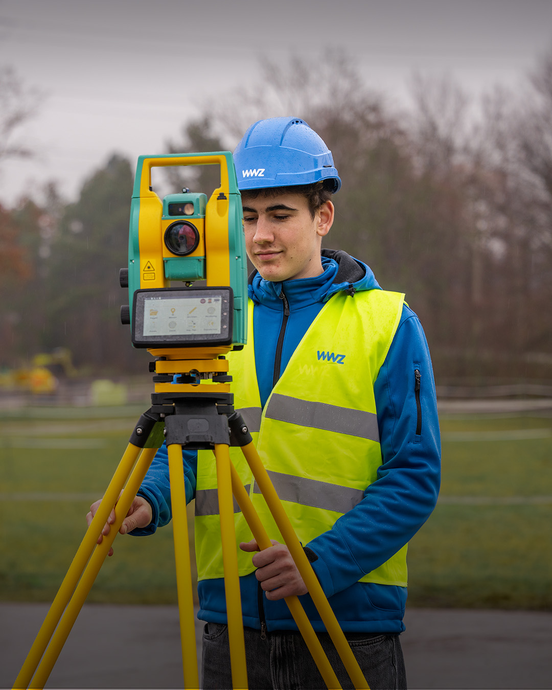 Geomatiker im Feld
