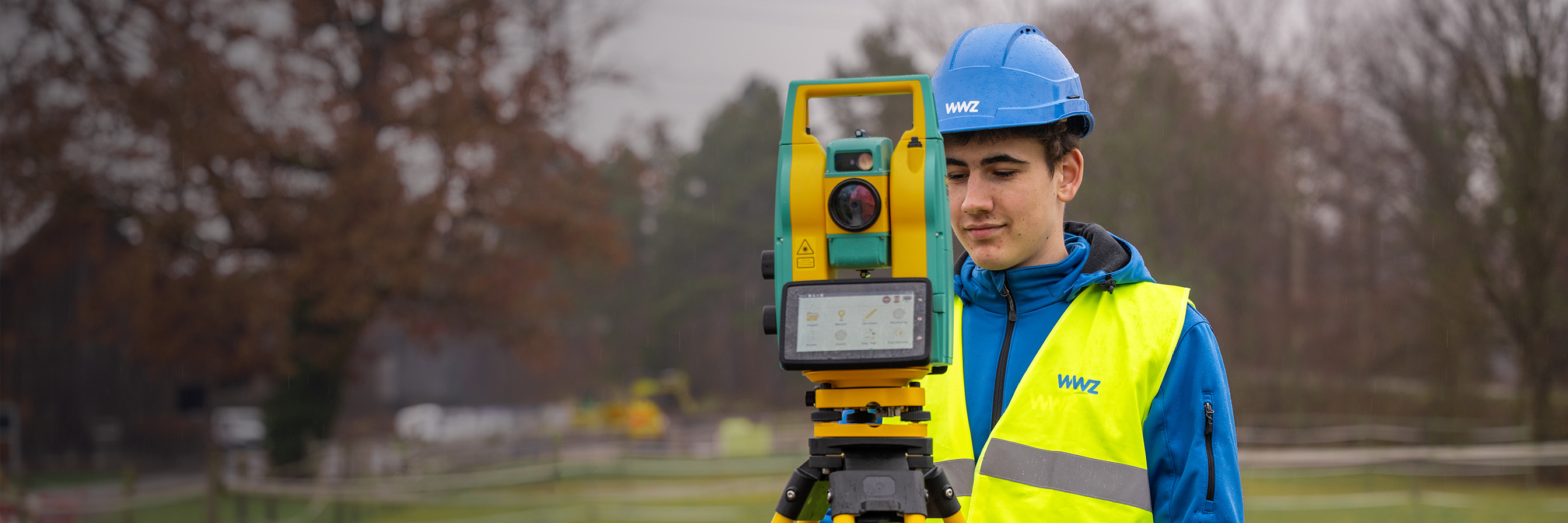Geomatiker im Feld