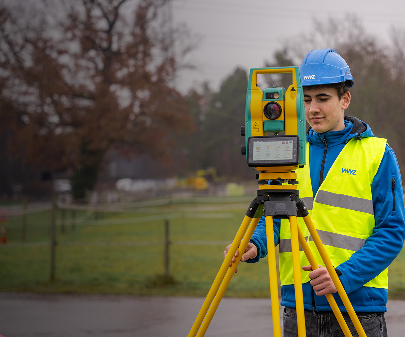 Geomatiker im Feld