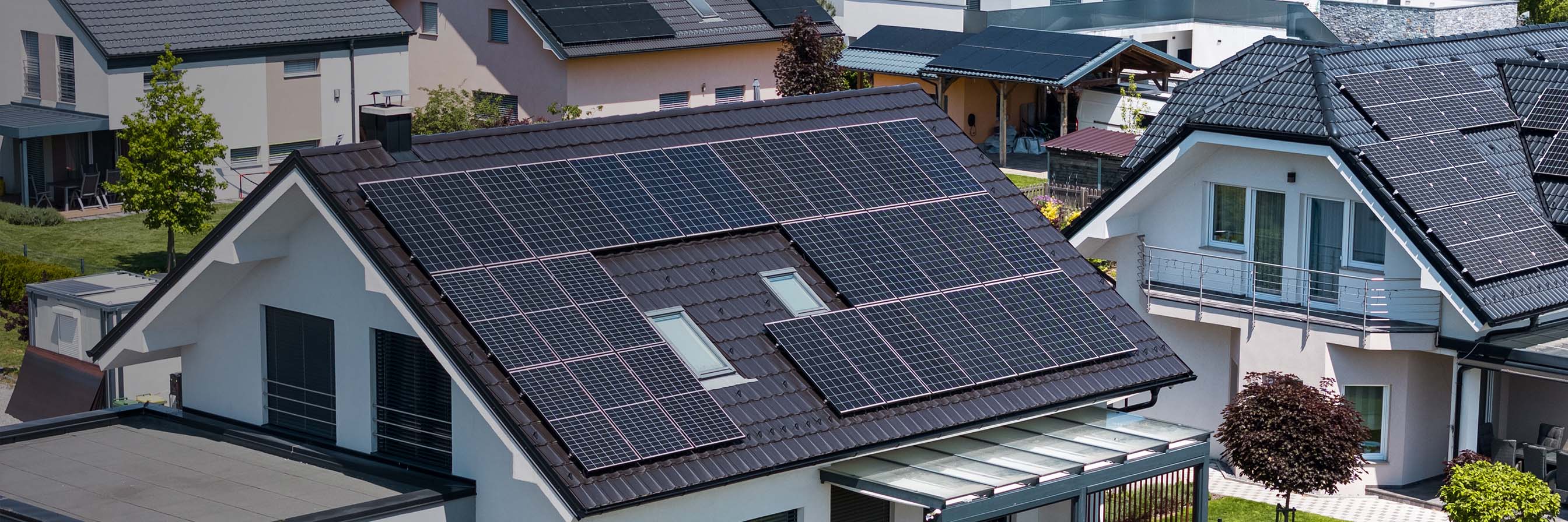 Solaranlagen auf Einfamilienhäusern