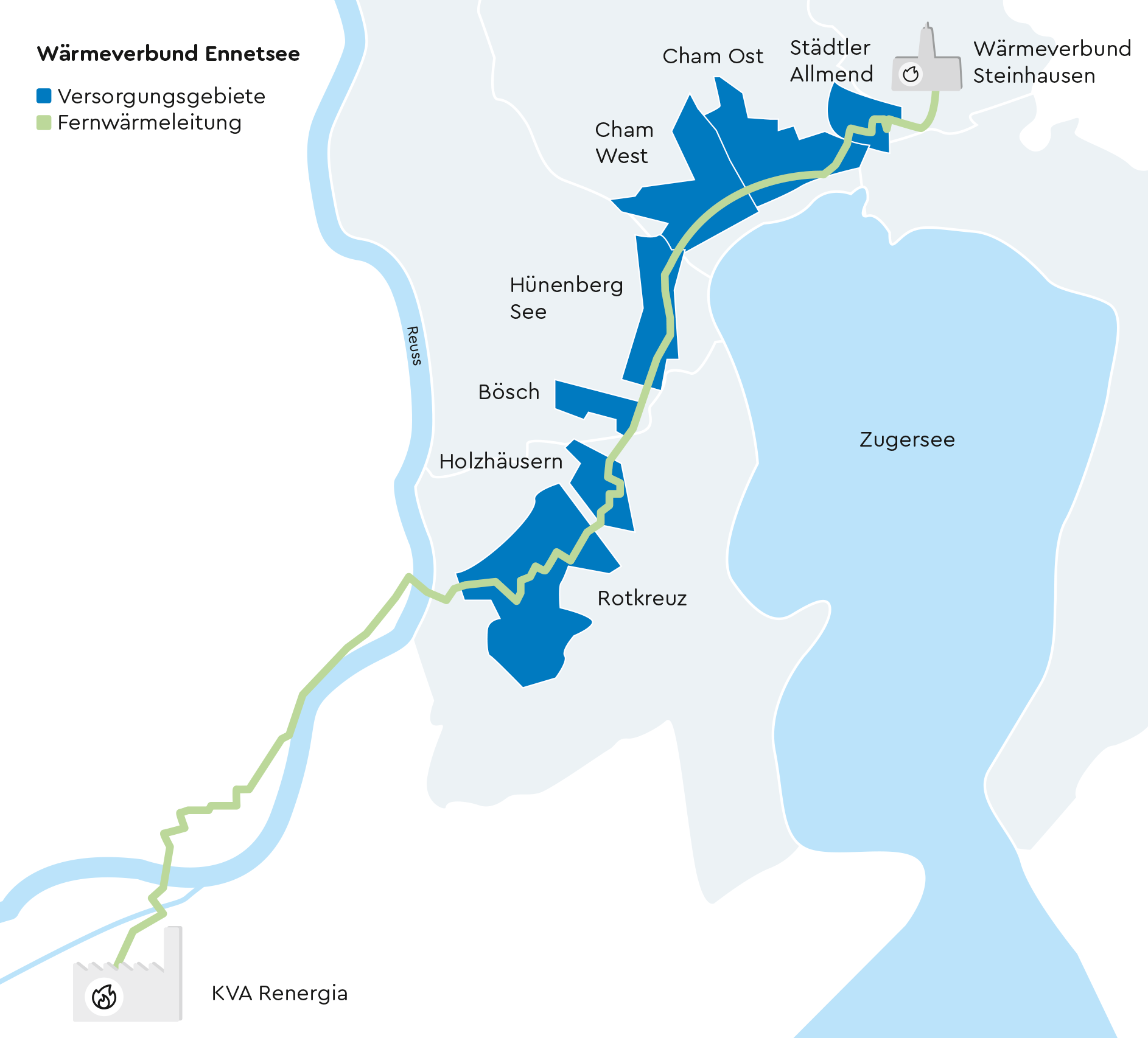 Versorgungskarte WV Ennetsee