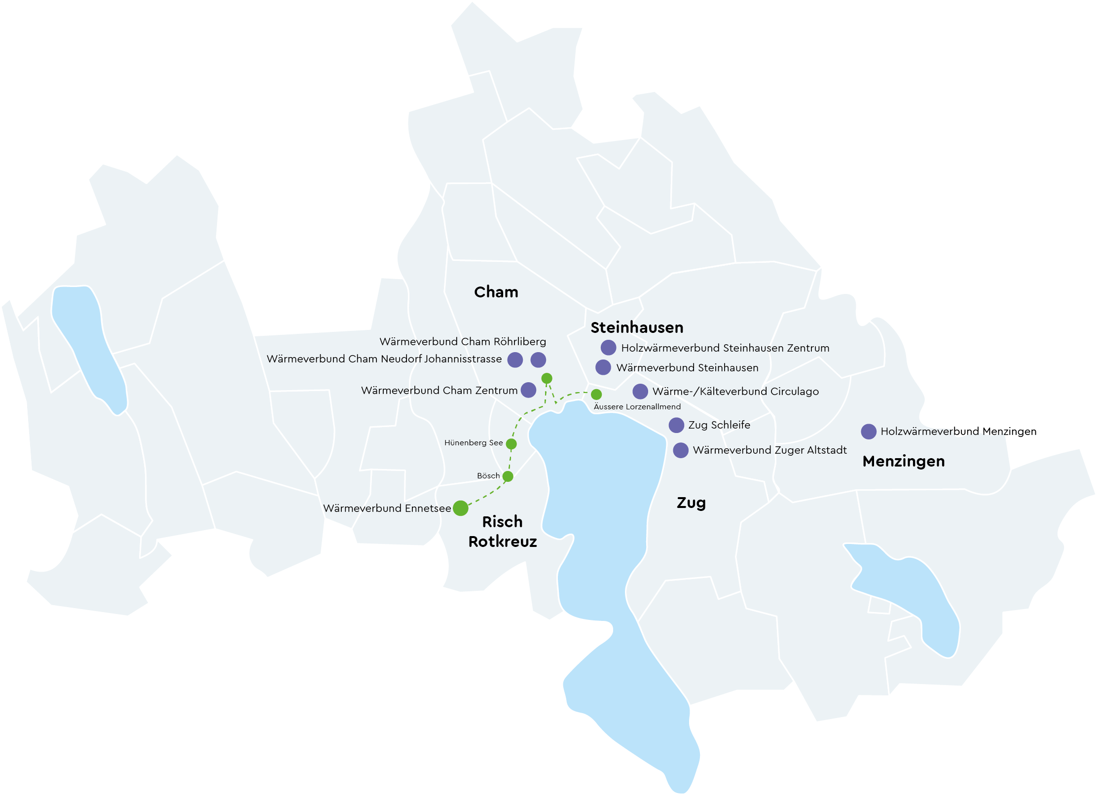Versorgungsgebiet Wärme- und Kältelösungen