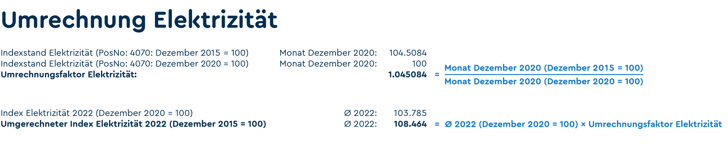Umrechnung-Elektrizitaet