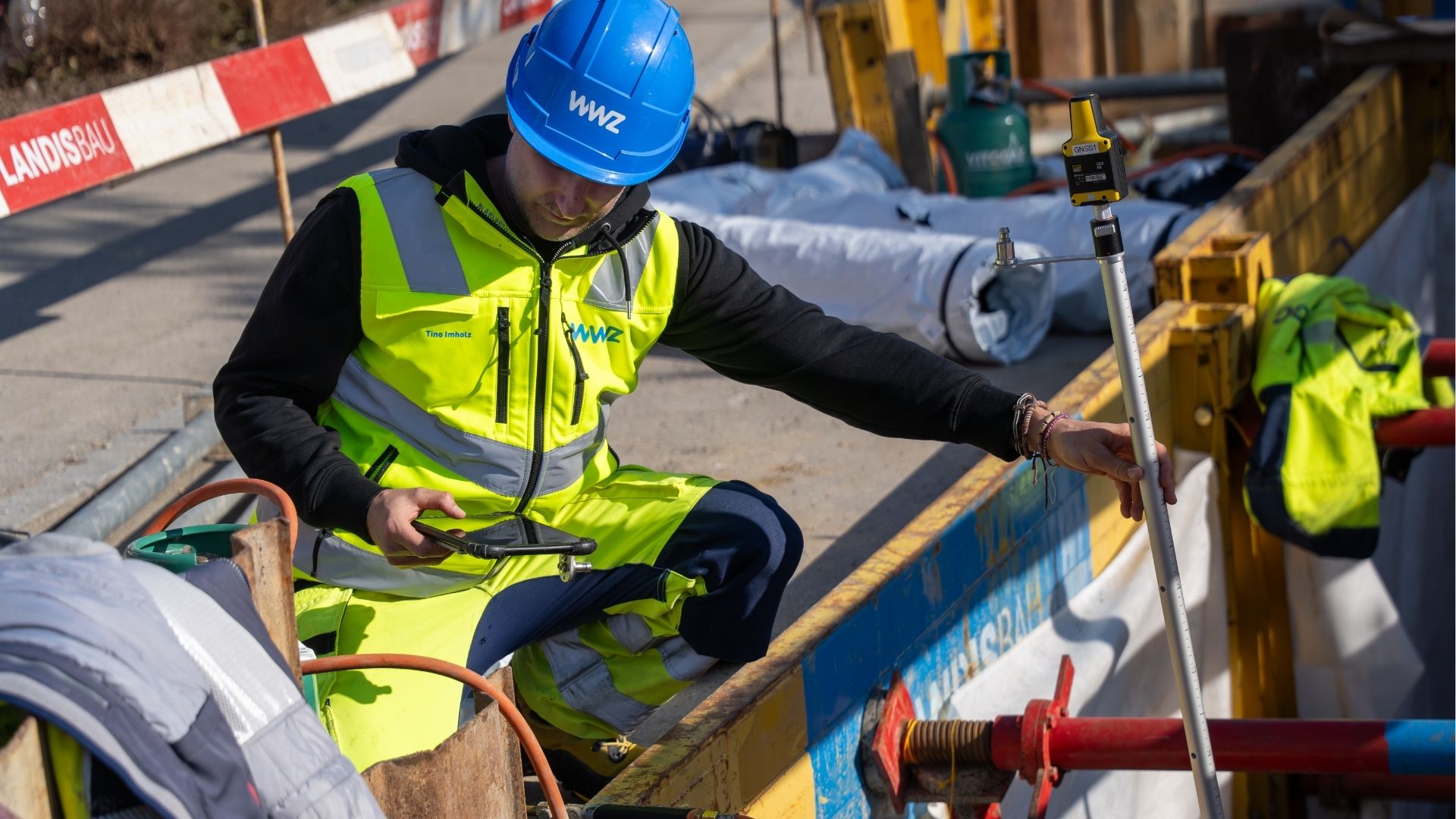 Geomatiker bei WWZ – Beruf mit Zukunft, Technik und Baustelle