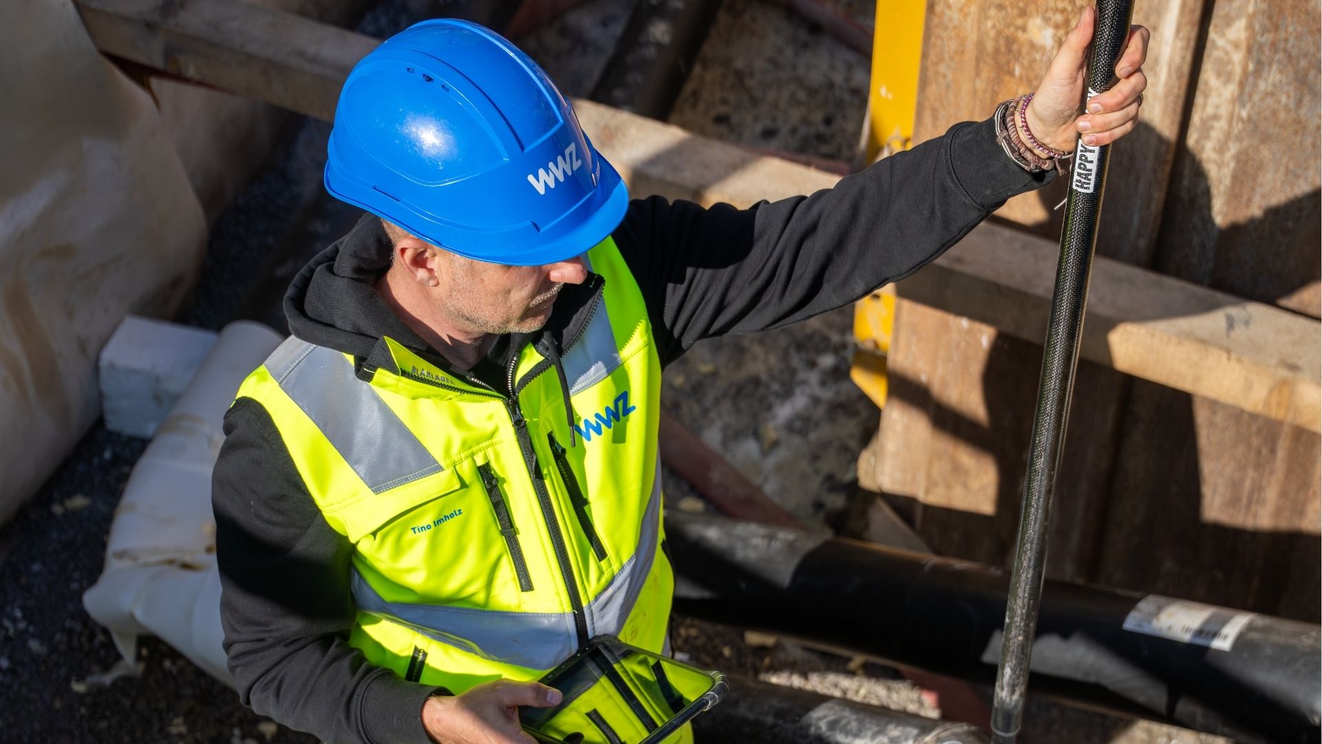 Geomatiker bei WWZ – Beruf mit Zukunft, Technik und Baustelle