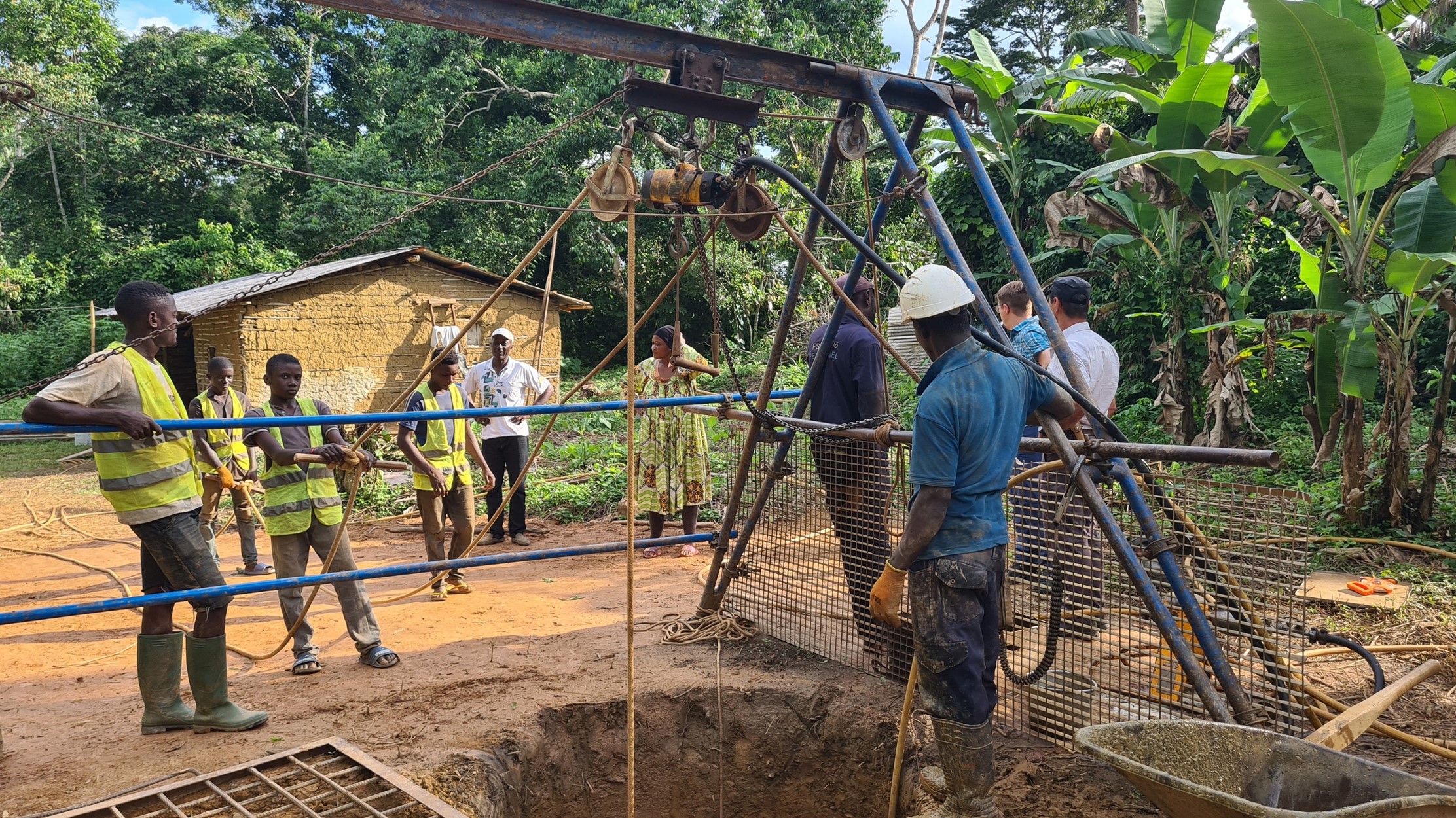Brunnenbau in Kamerun