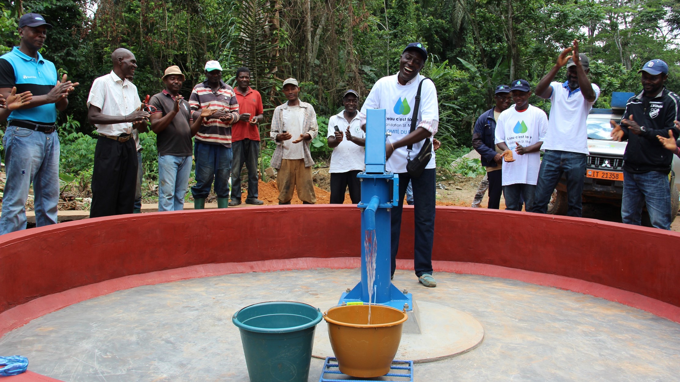 Brunnenbau in Kamerun