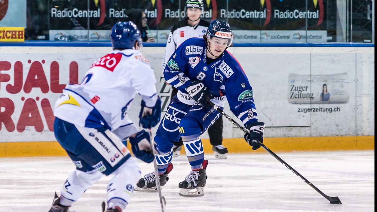 Yannick Zehnder (EV Zug) als Nachwuchsspieler