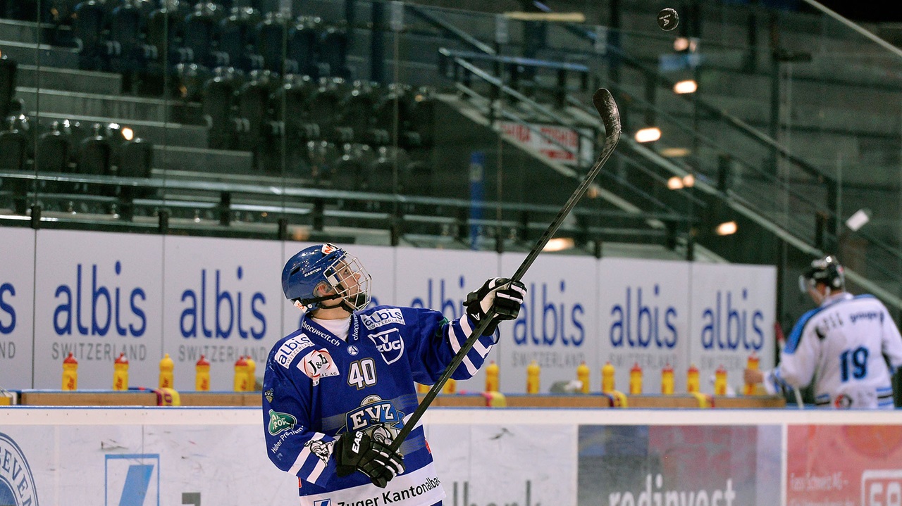 Yannick Zehnder (EV Zug) in der U20-Elit