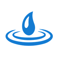 Öko-Wasserkraft-Icon