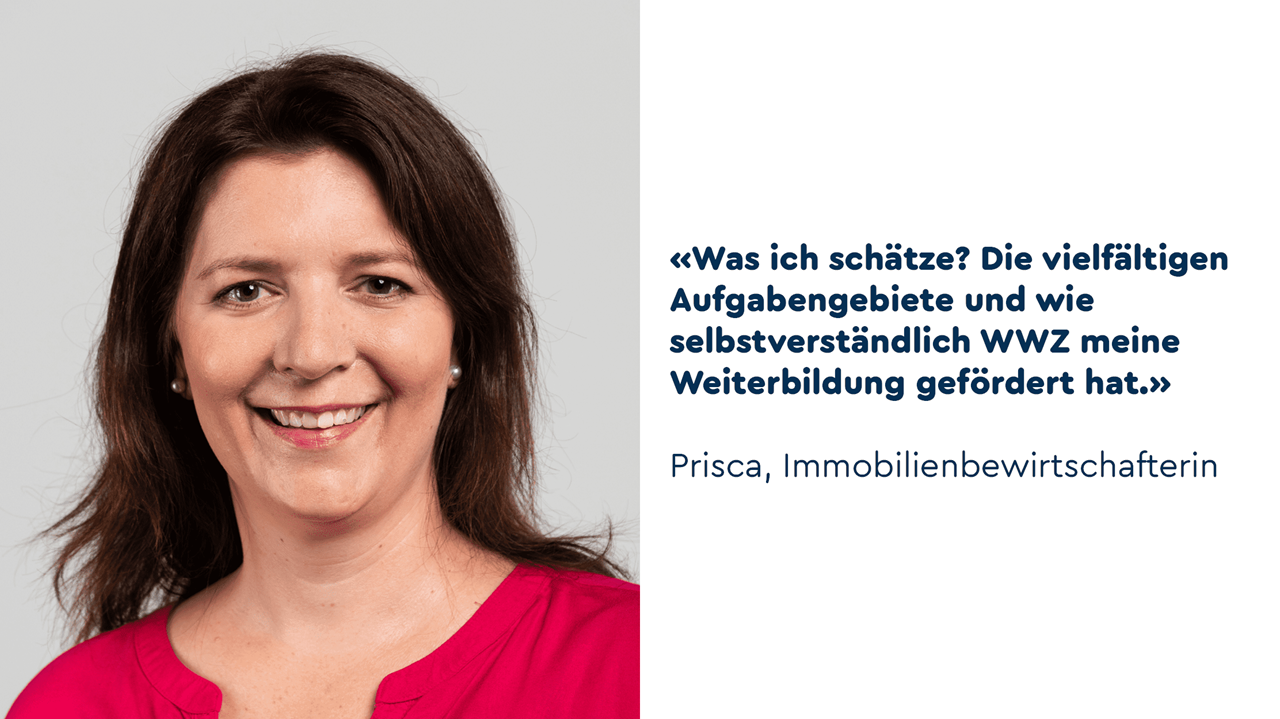 Prisca, Immobilienbewirtschafterin