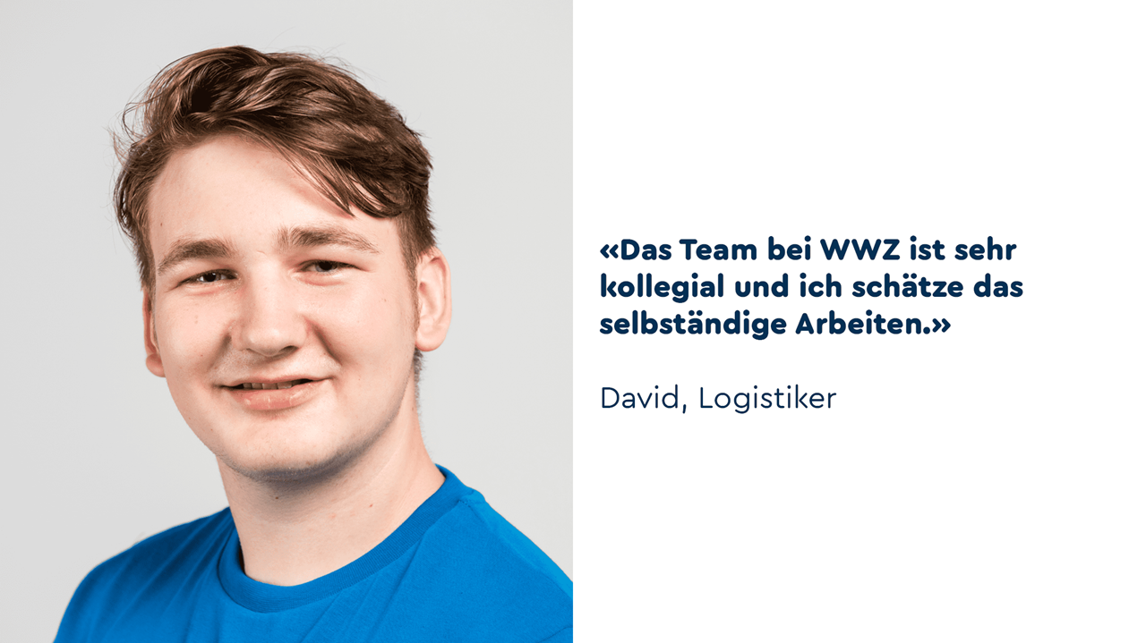 David, Logistik-Lernender