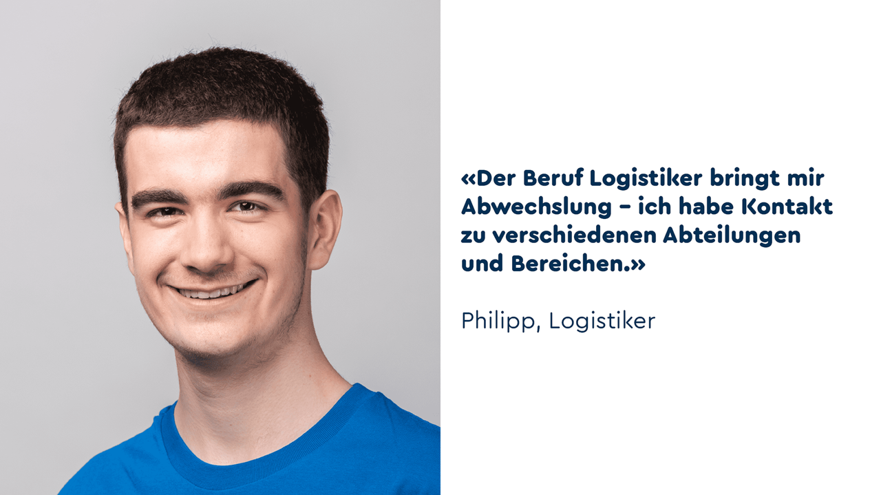Philipp, Logistik-Lernender