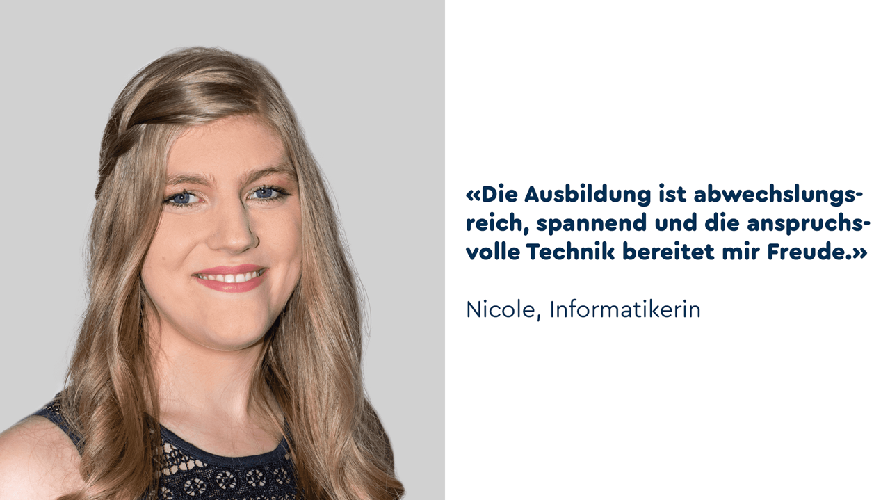 Nicole, Informatik-Lernende