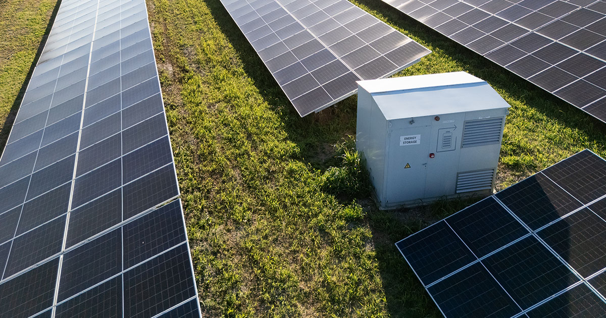 Solaranlage mit Batteriespeicher